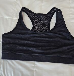 Zyia Active Black Sports Bra Sz XL